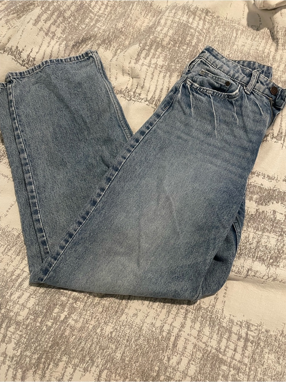 H&M ultra high waist jeans